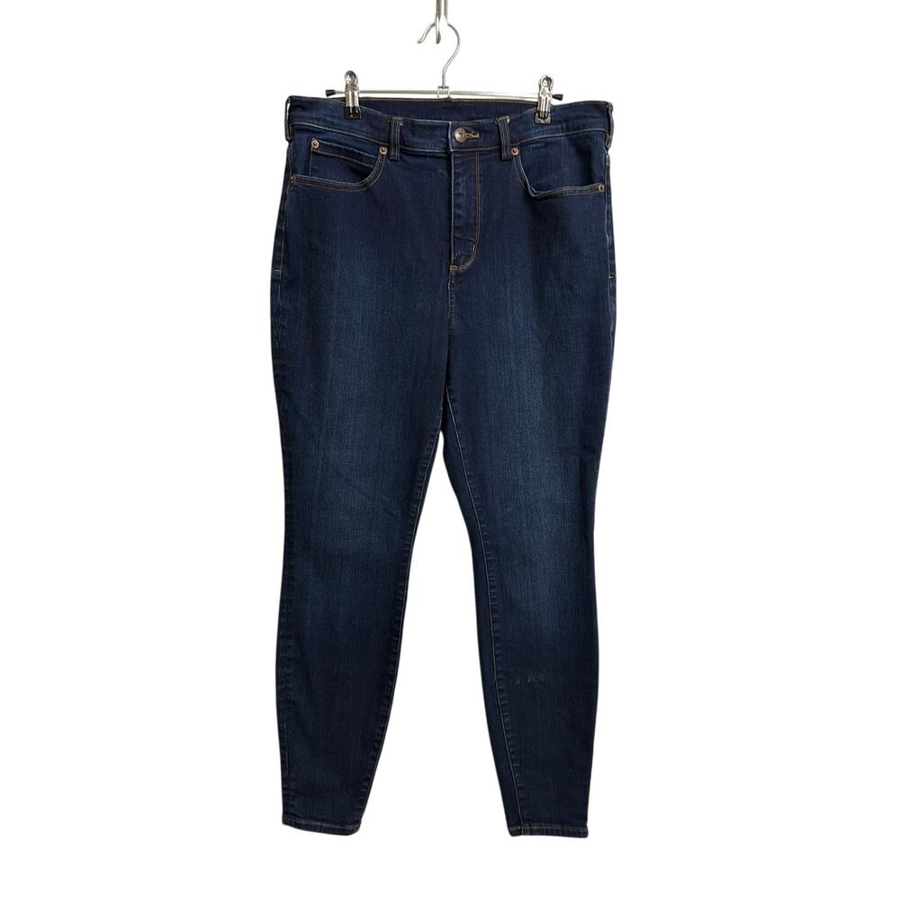Duluth Trading Co. Skinny Jeans Womens 12 Blue DuluthFlex Daily Denim